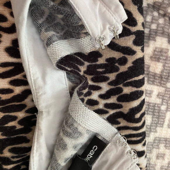 Cable and Gauge Leopard Sweater - Picture 4 of 4